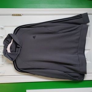 Adidas 3 Stripe Mens Pullover Hoodie Large